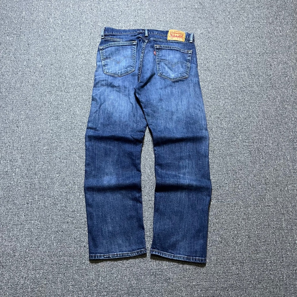 Levi's 505 Regular Fit Jeans 32x30 Blue Straight Leg Denim Medium Wash Workwear